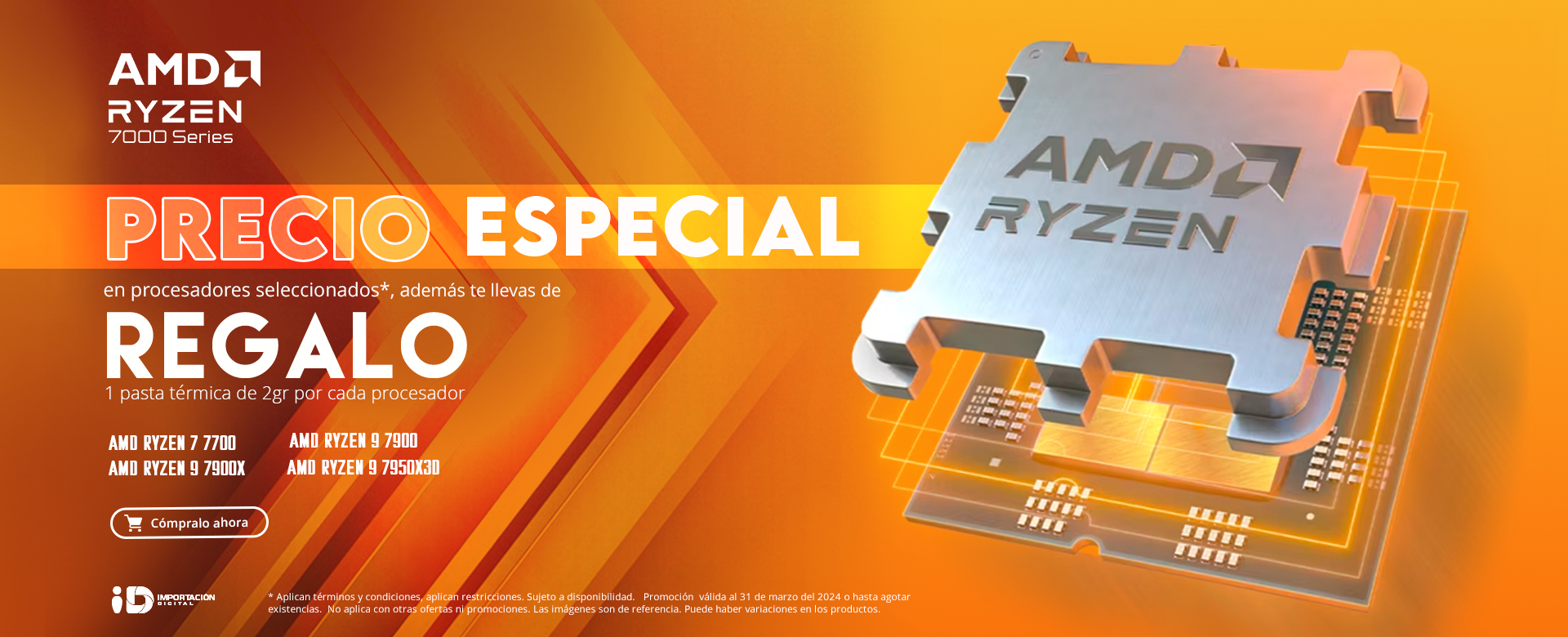 AMD precio especial mas regalo
