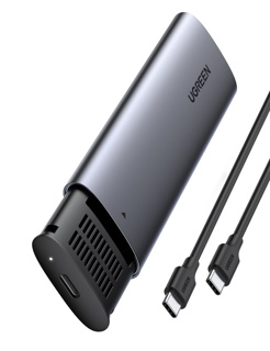 CAJA DE DISCO DURO UGREEN CM400 USB 3.1 A M.2 NVME 10Gbps