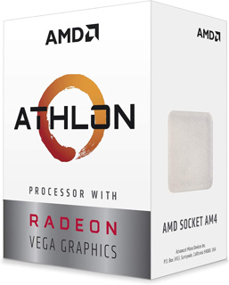 Procesador Amd Athlon 3000 Radeon Vega 3  Procesador Amd Athlon 3000 Radeon Vega 3 35 Ghz 9 Ncleos Socket Am4 L1 192Kb  ATHLON 3000 RADEON VEGA 3  YD3000C6FHBOX - YD3000C6FHBOX