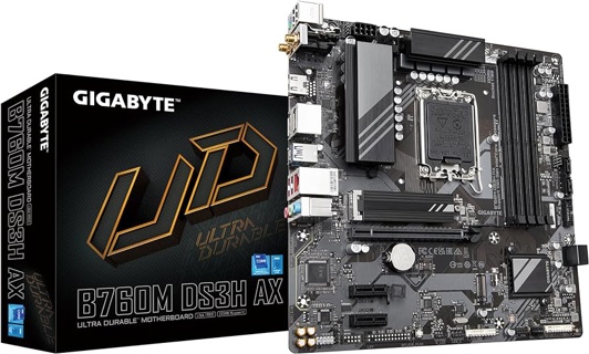 B760M DS3H AX MB GIGABYTE B760M DS3H AX 1700, DDR5, MATX B760M DS3H AX