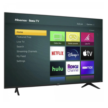 TV HISENSE 70" 4K UHD/ROKU SMART TV/Dolby Vision HDR+HDR10/Control Voz por App/Alexa/Siri/HeyGoogle