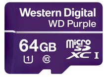 MEM MICRO SD WD PURPLE 64GB CL10
